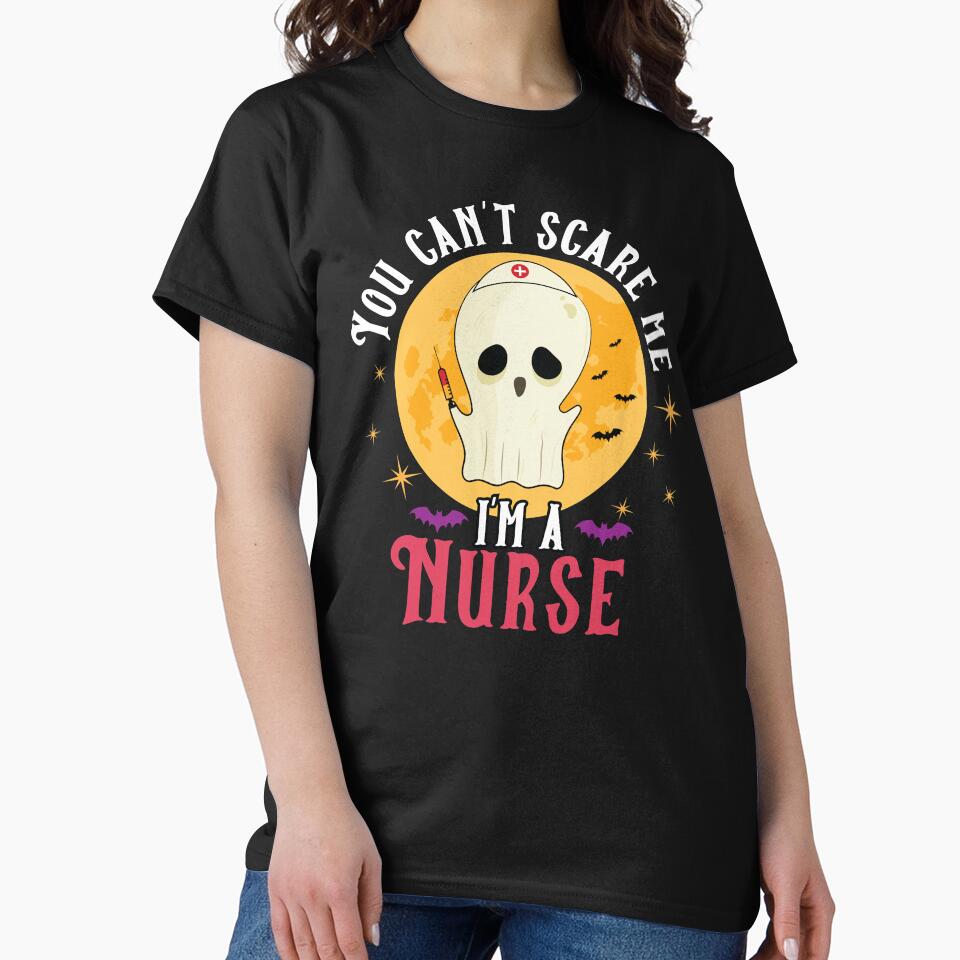 Nurse Costume Halloween Quote, Funny Scary Nurse Ghost Gift by PrintOfi