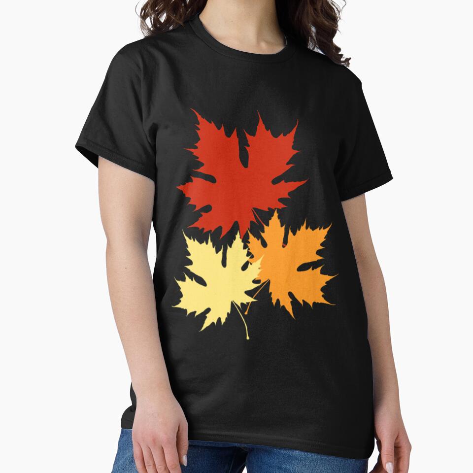 Colorful Autumn Leaf Pattern by UnhingedBird
