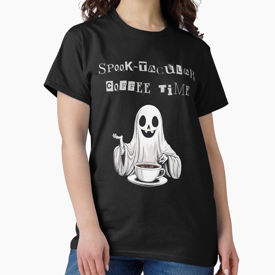 Spook-tacular Coffee Time: Ghostly Brew Delight by Hummy-studio
