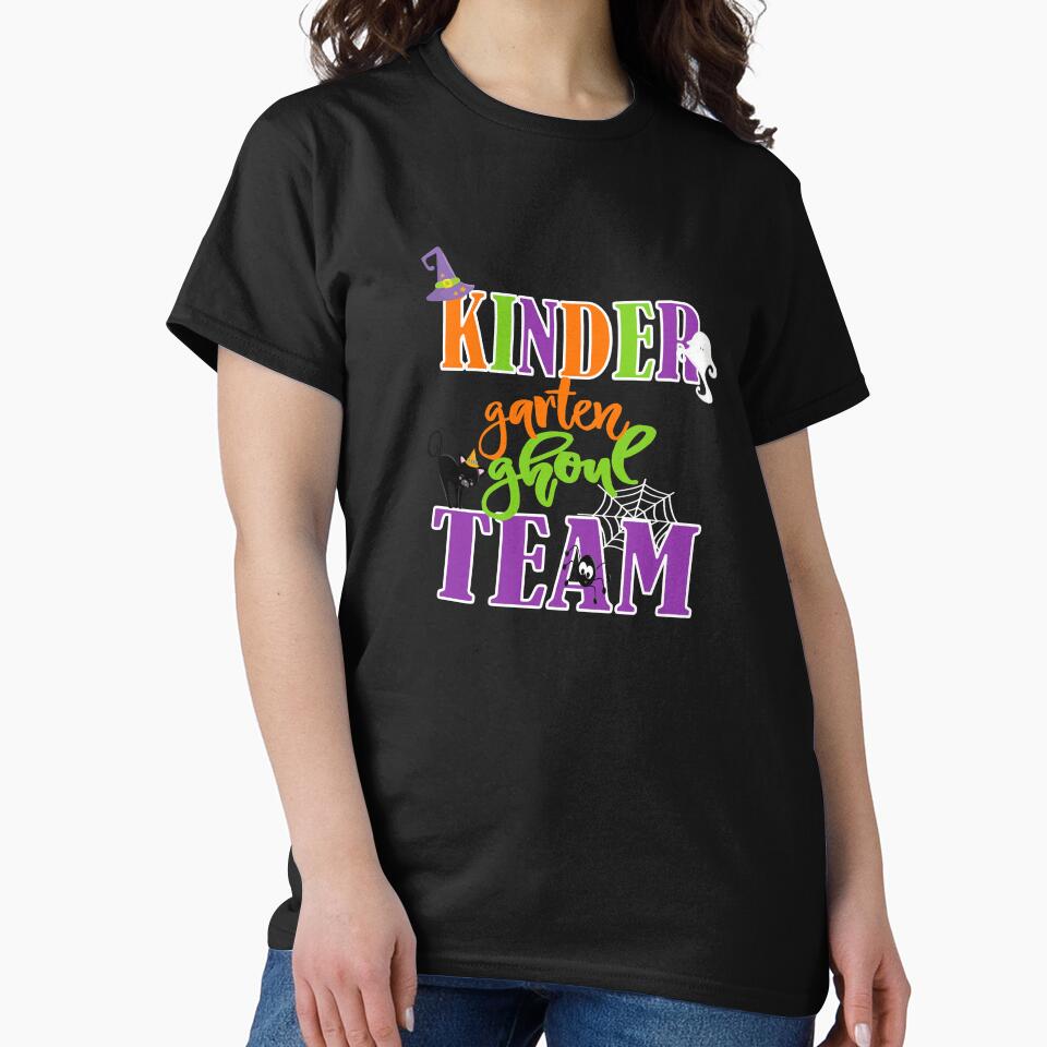 Kindergarten Ghoul Team Halloween Teacher Student Gift by Sapphire Star