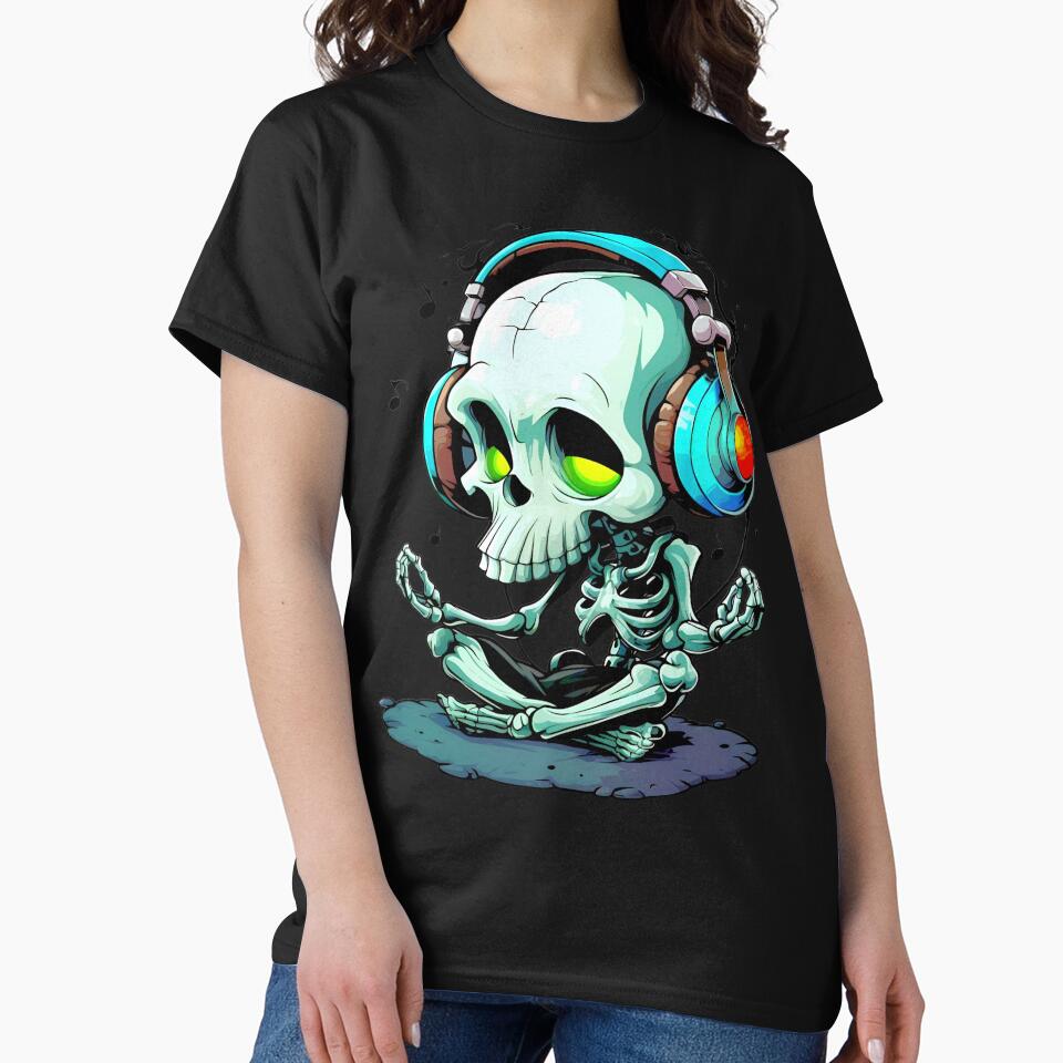Meditating skeleton by Assie P T T design