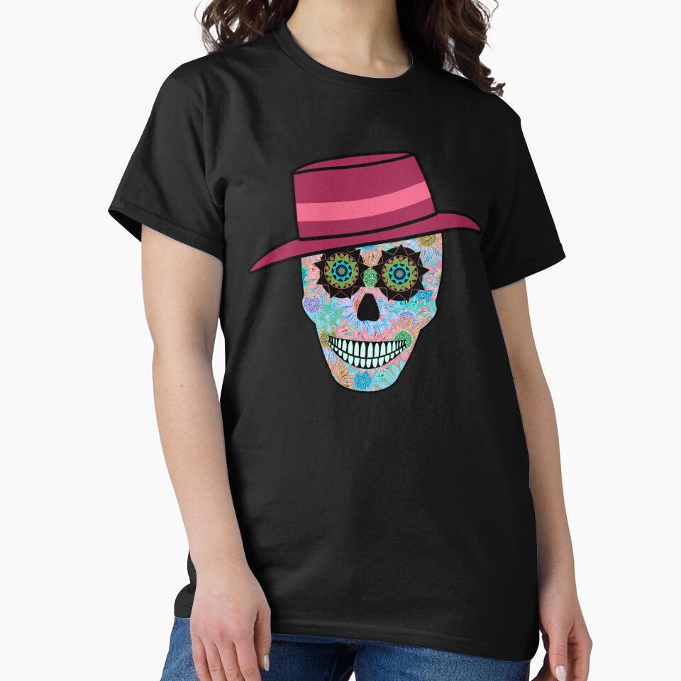 Dia De Los Muertos Sugar Skull Red Hat by mrtraz