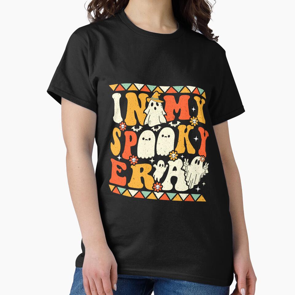 In My Spooky Era Groovy Hippie Halloween Ghost by SuchCuteThings