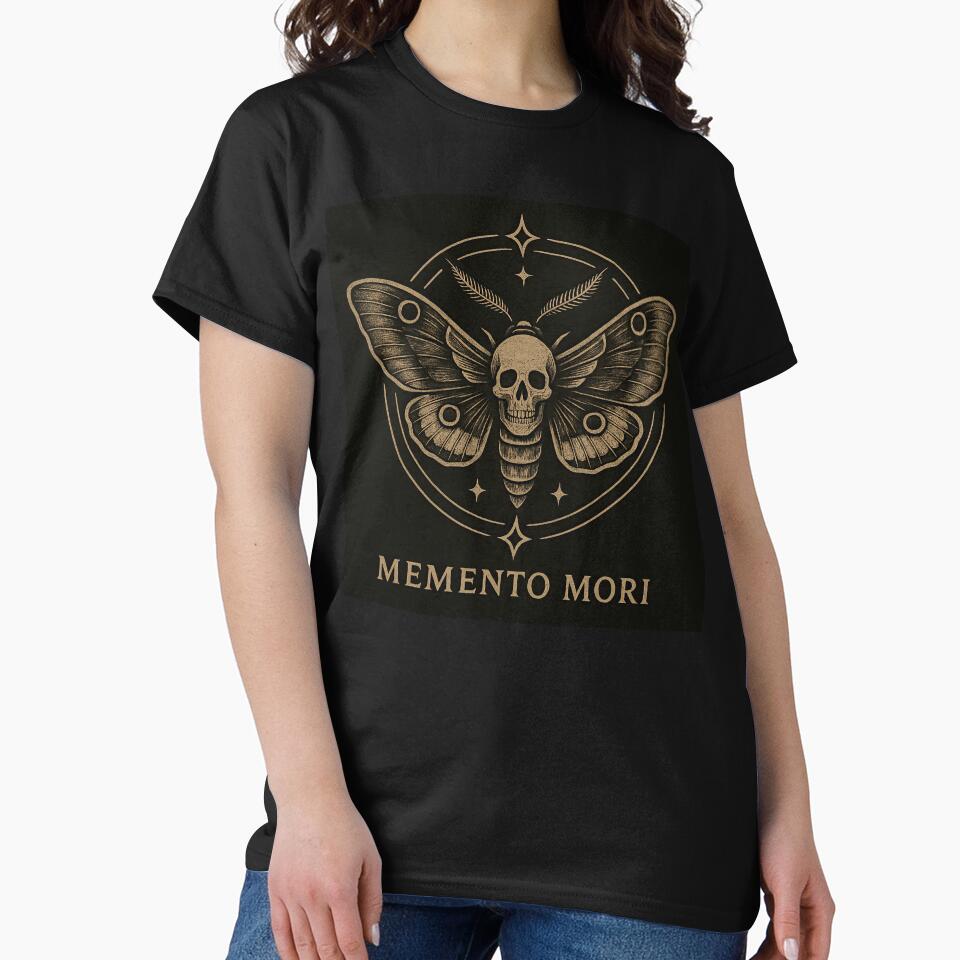 Memento Mori – Death Moth Emblem by jgvisualarts