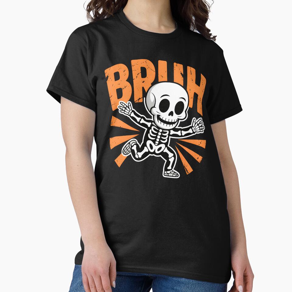 Funny Bruh Skeleton Birthday – Spooky Dancing Skeleton by Zizo-DR44