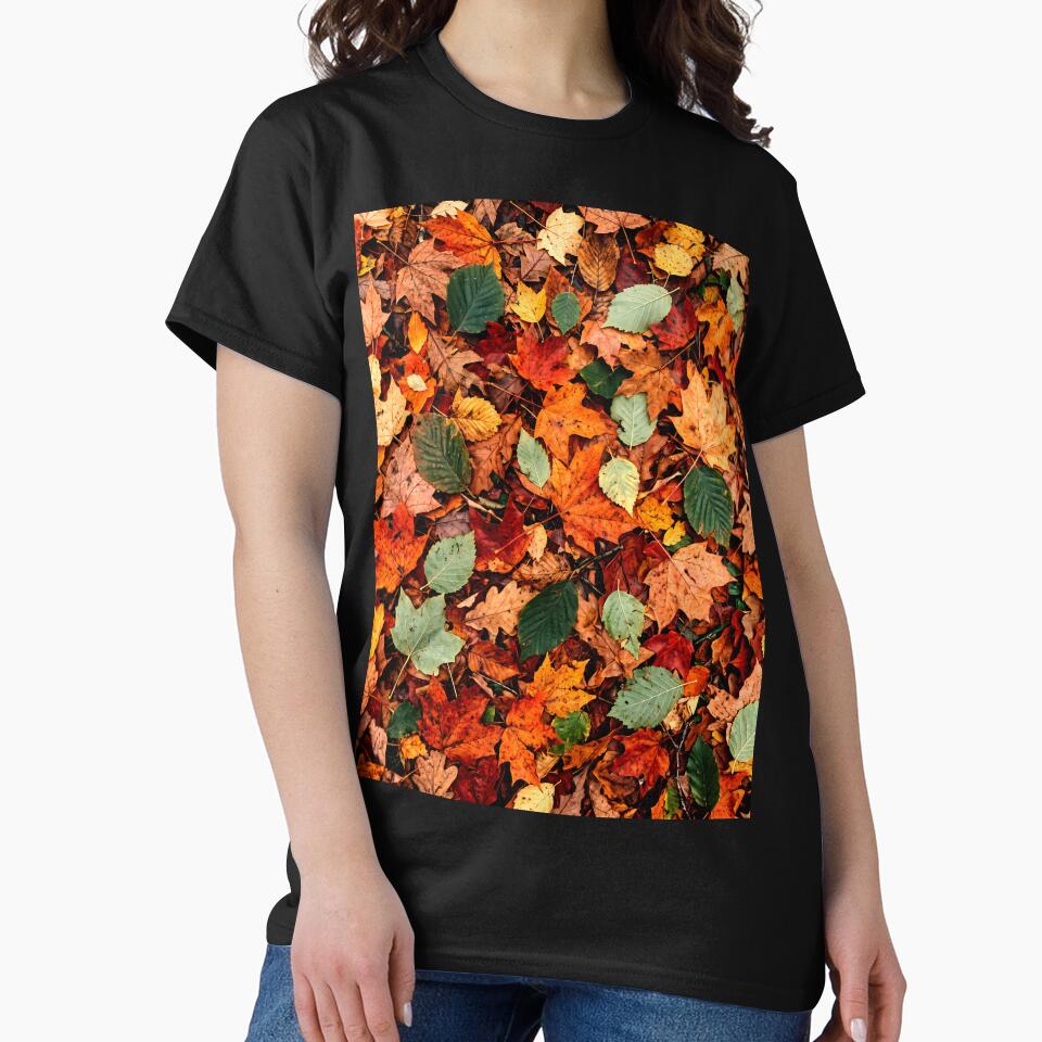 Autumn Fall Leaves in Nature by Itaya Art
