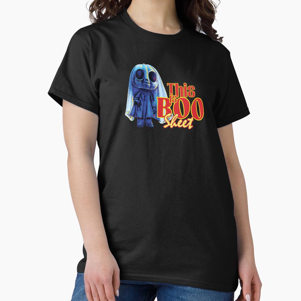 This Is Boo Sheet Ghost Retro Halloween Costume by Scaryzz