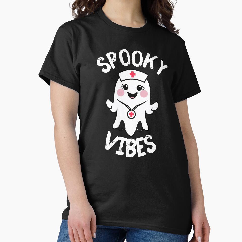 Spooky Nurse Vibes – Cute Halloween Ghost for Healthcare Heroes by Coaster Culture Industries