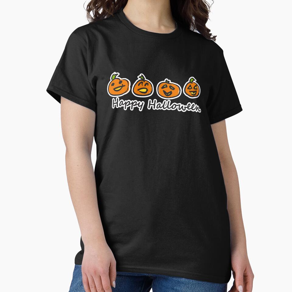 Happy Halloween Jack-o-laterns by Denise Migliaccio