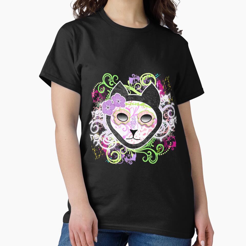Kitty Sugar Skull by LizzArtistry
