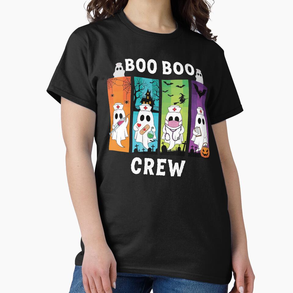 Boo Boo Crew Halloween Ghost Crew Medical by motivato