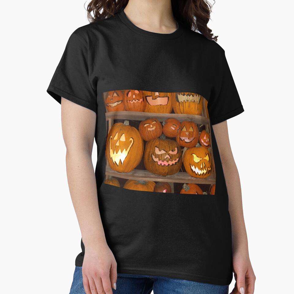Jack-o'-lanterns by Shelley Loewnau-Jones Studio