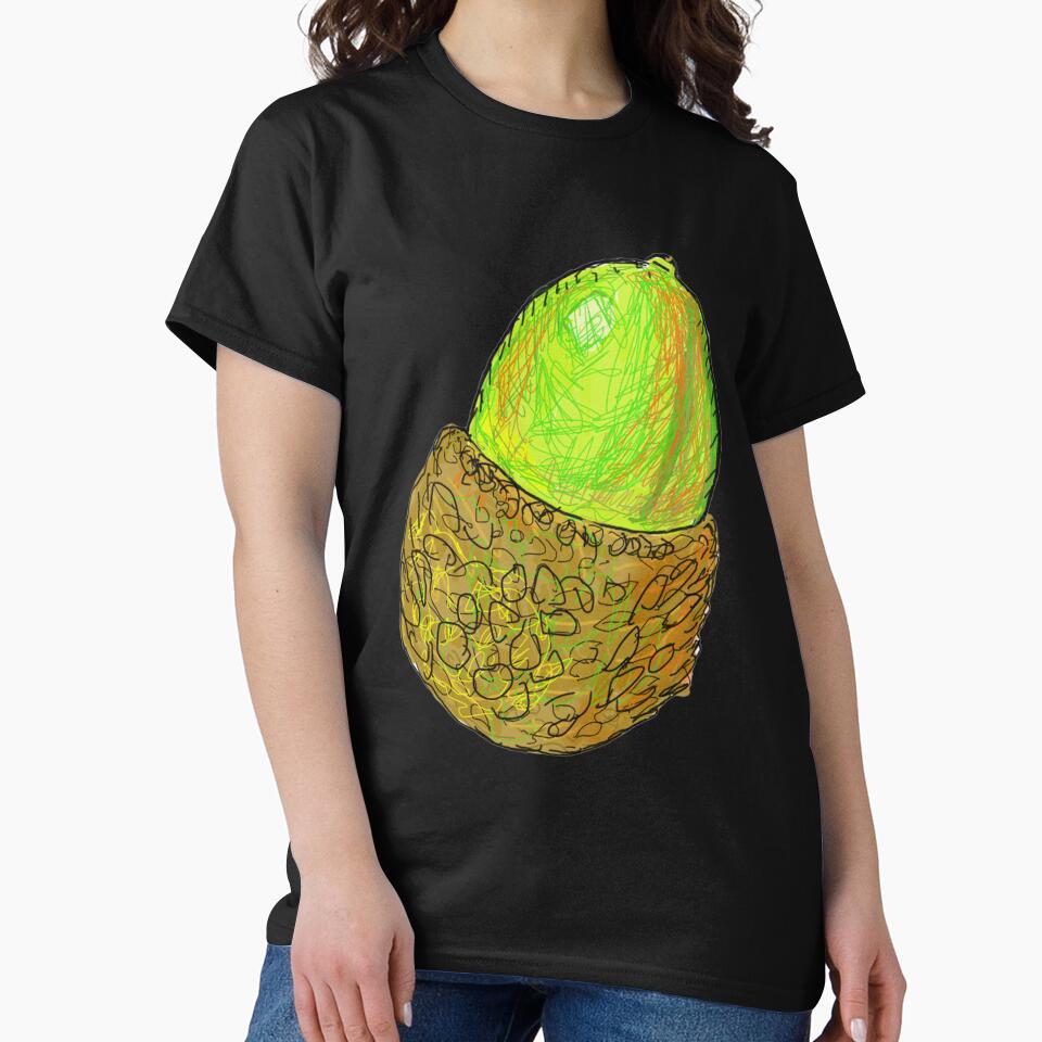 A green and brown acorn in Haifa by SHARON NAKAR
