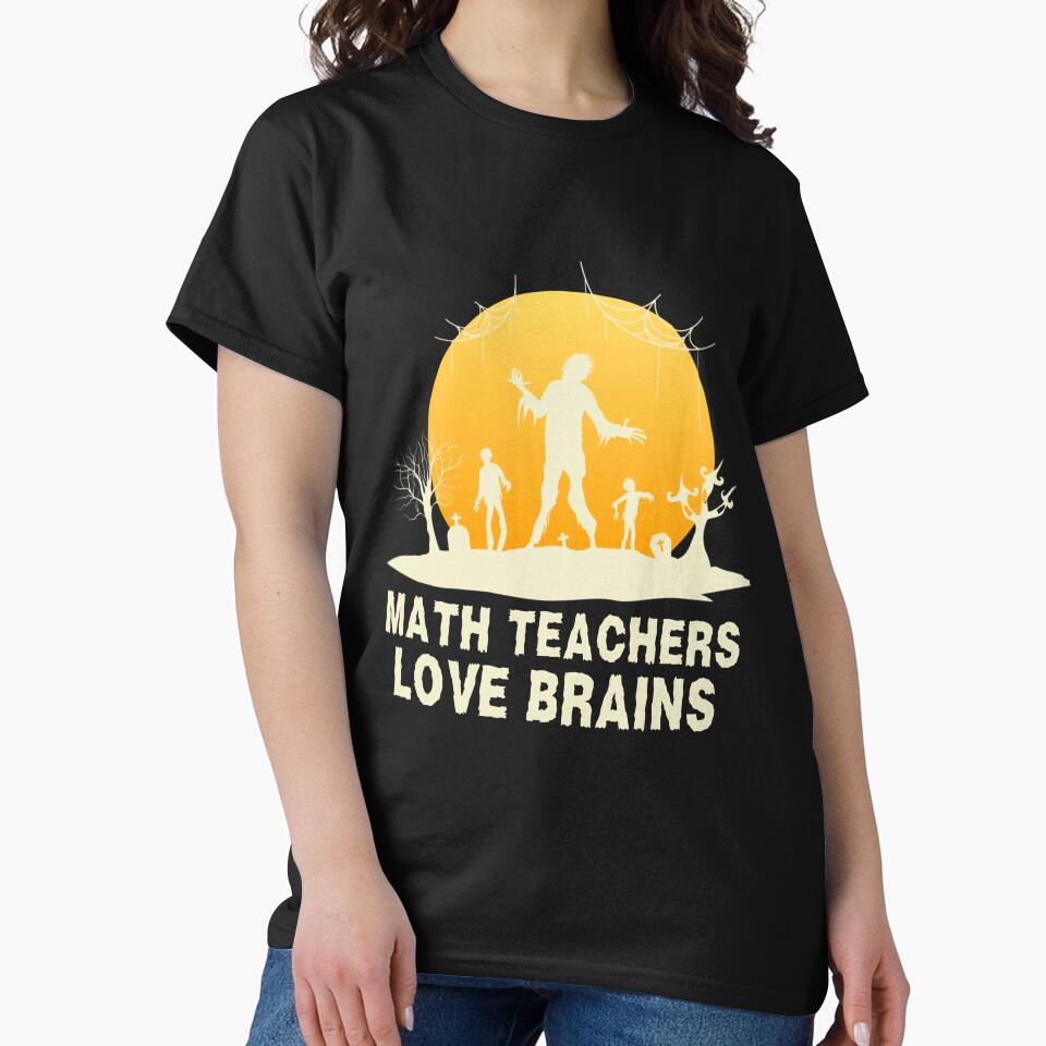 Math teachers love brains funny math teacher halloween costume by Lulustarfox