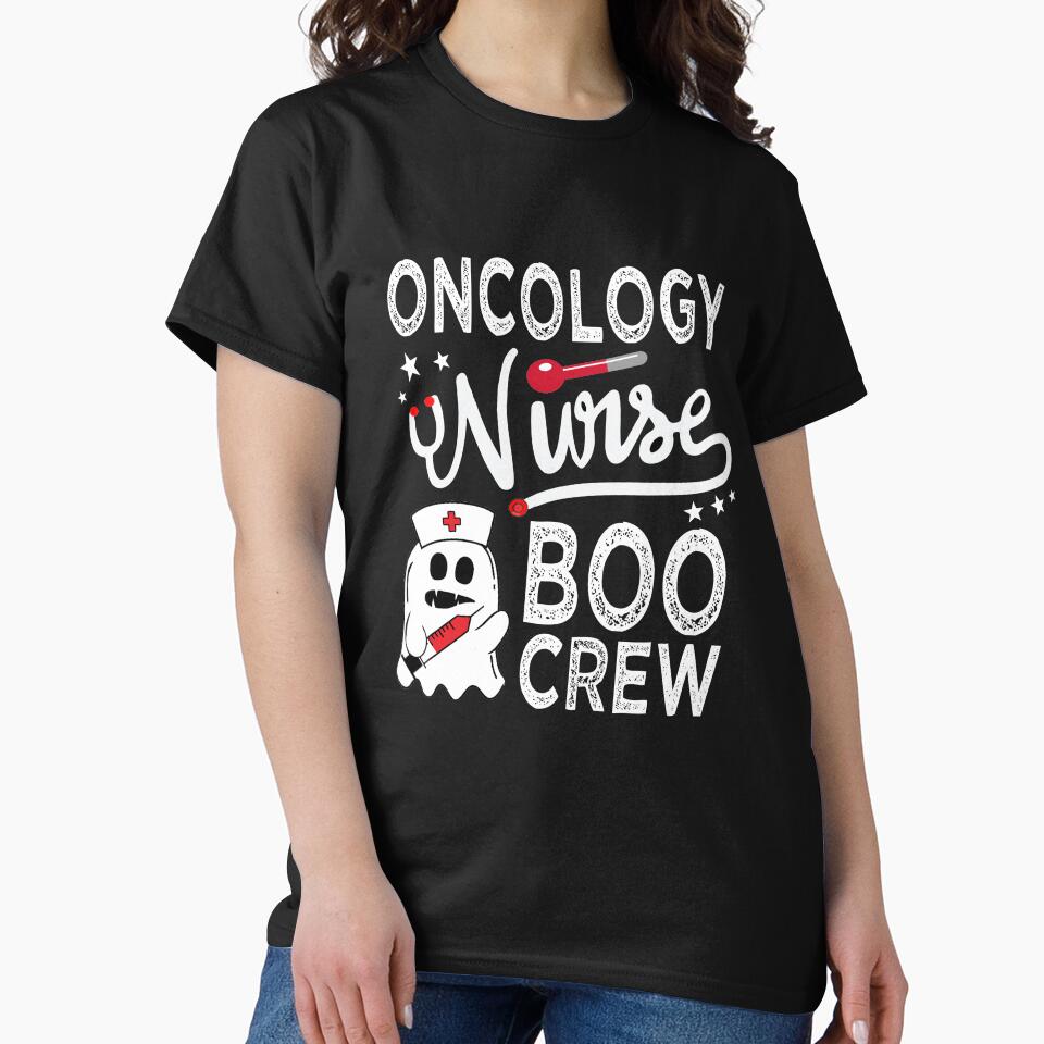 Oncology Nurse Boo Crew, gift nurse, women by gooldenfish