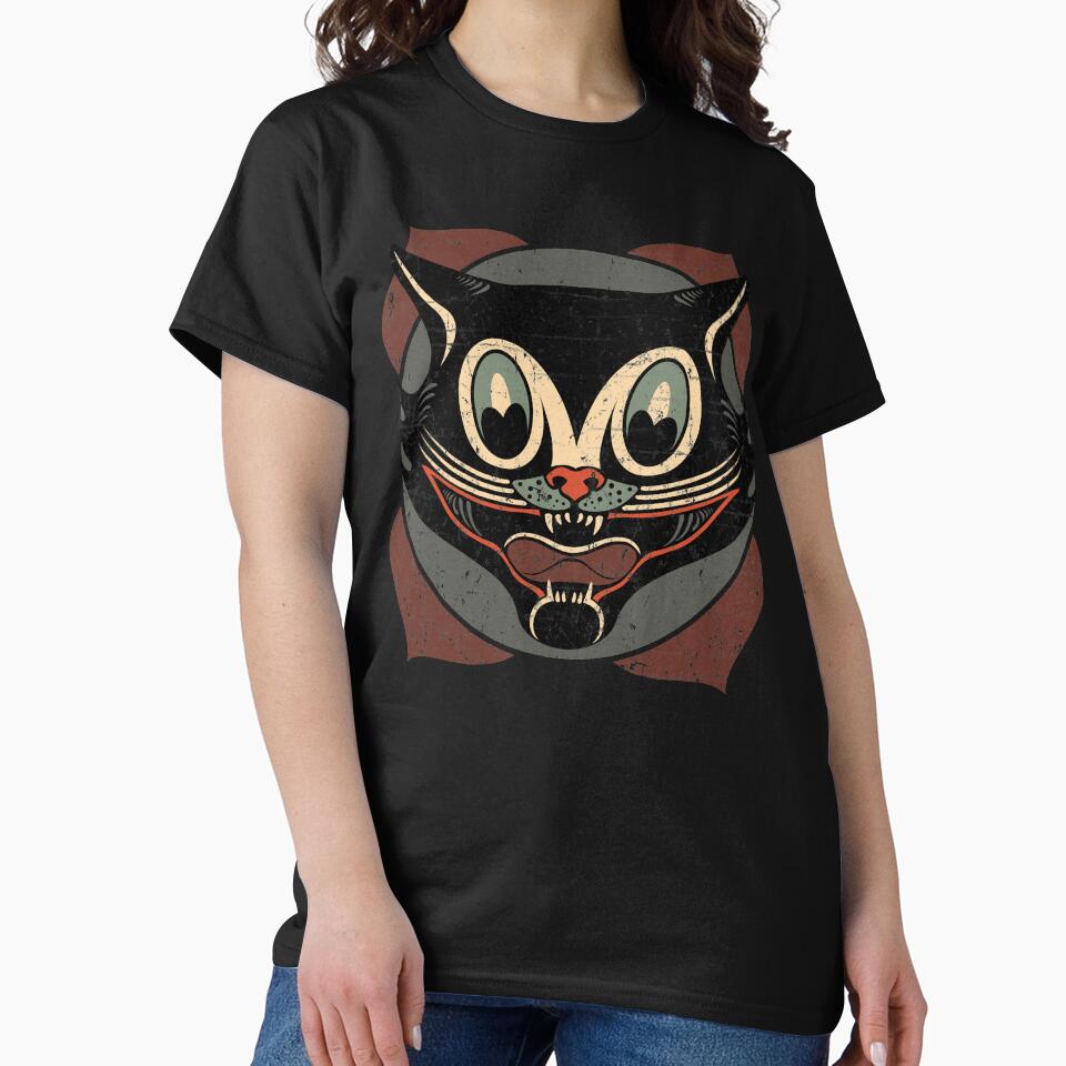 HW Smiling Black Cat by HexOne