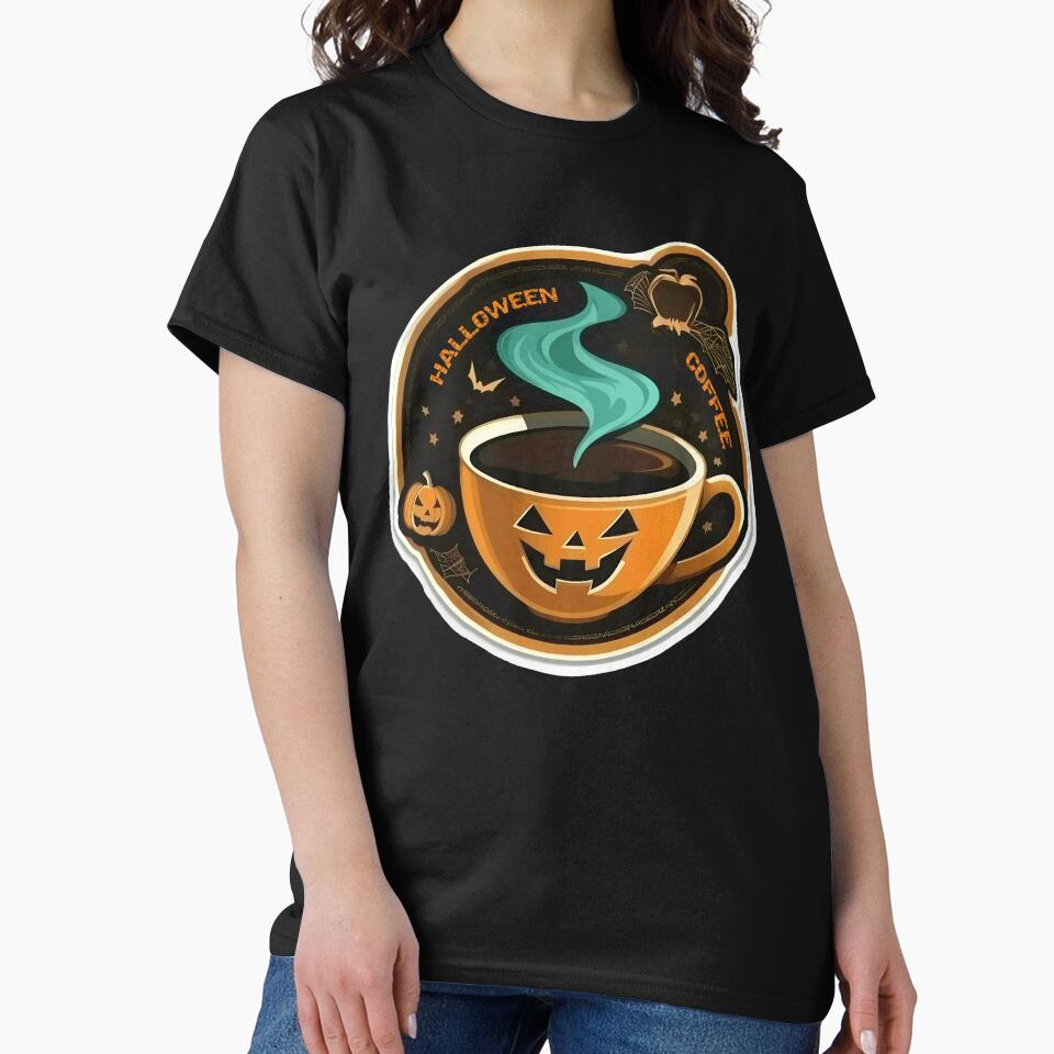 Spooky Pumpkin Mug for Halloween Coffee Lover's (Digital Print) by cabana.space