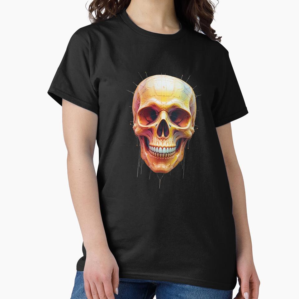 Gold Metal Skull by TheSkullRoom