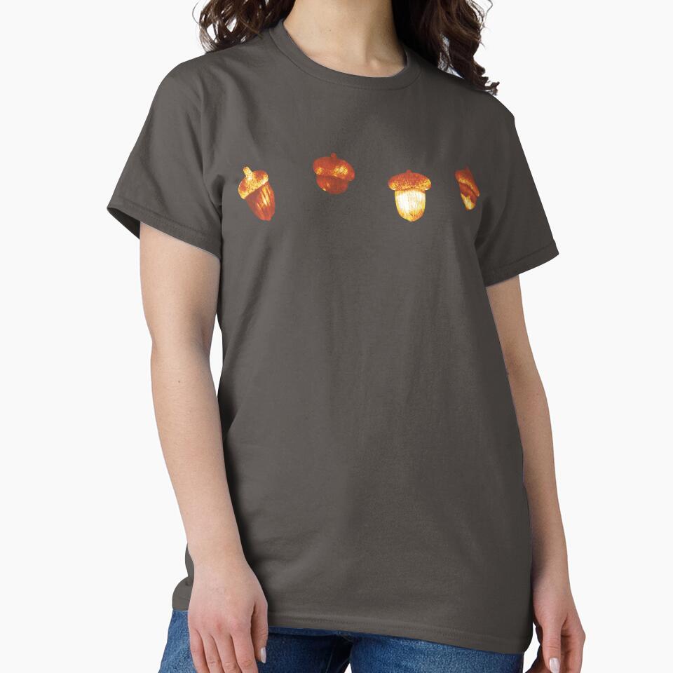 Golden acorns by mangopuffstudio
