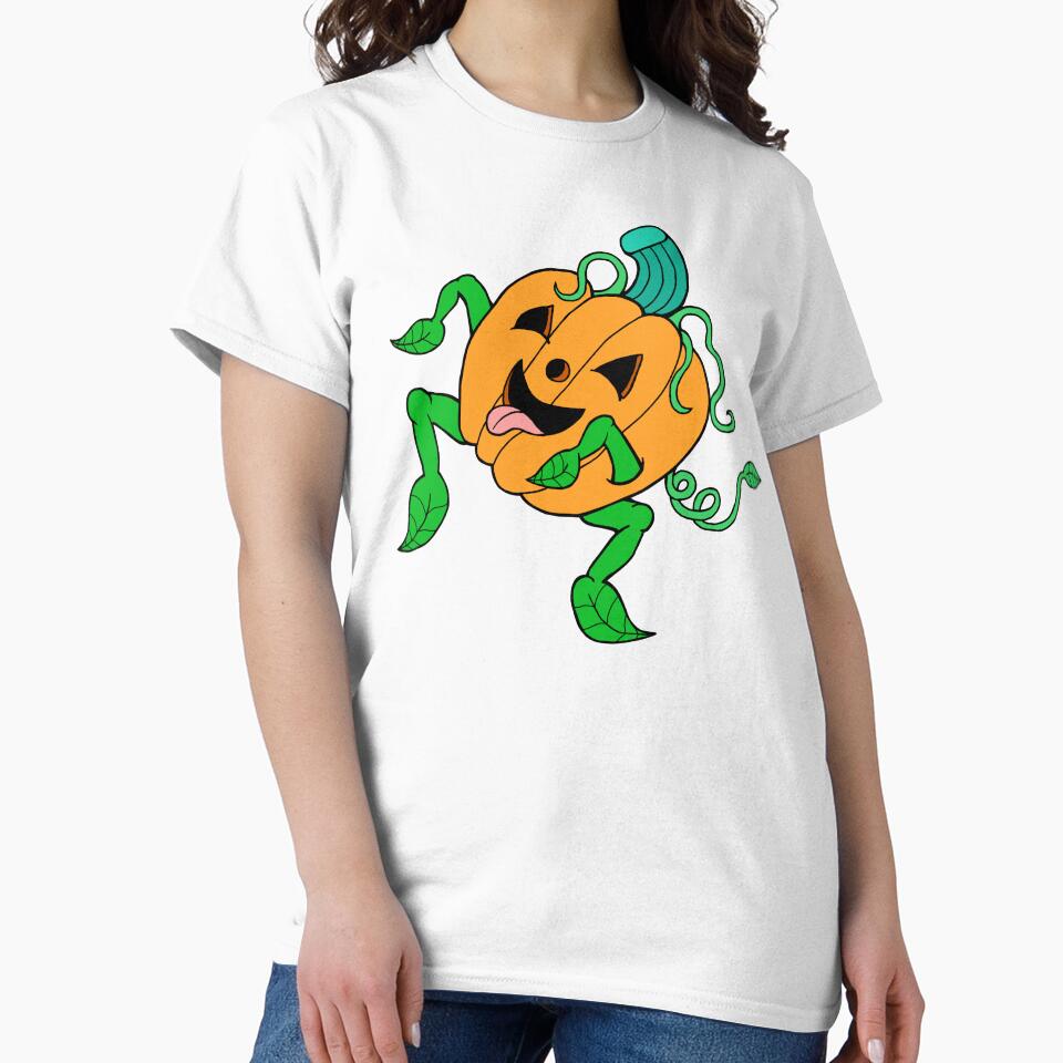 Dancing Joyful Pumpkin Pup by Deborah Camp