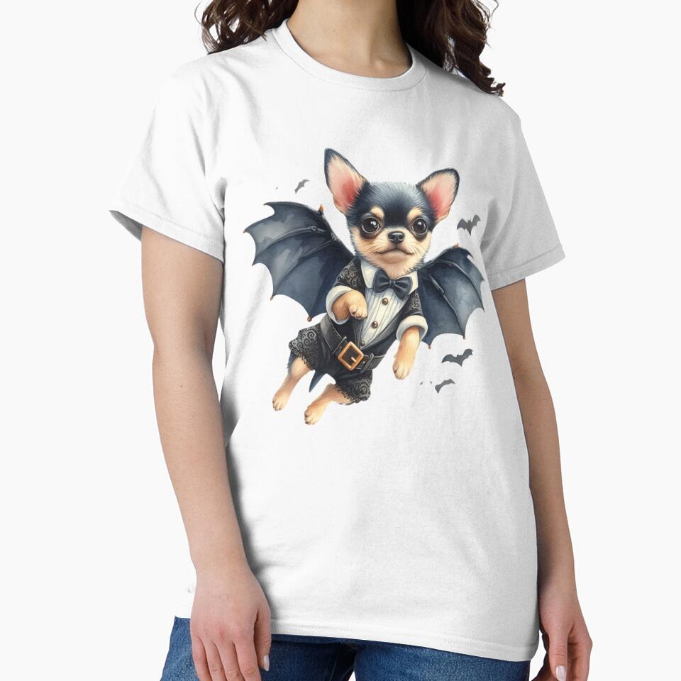 Chihuahua dressed as a bat by GogoGrove