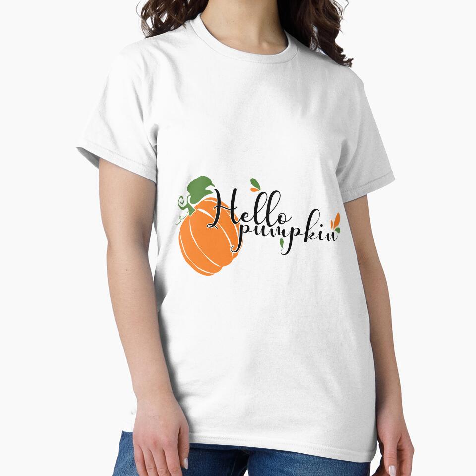 Hello Pumpkin Autumn Design by mintandbeer