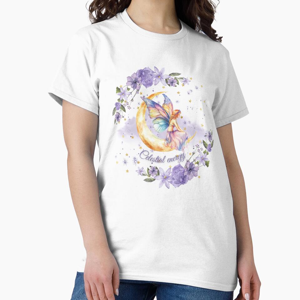 Dreamy Moon Girl – Celestial Energy Aesthetic Art by Joy & Art