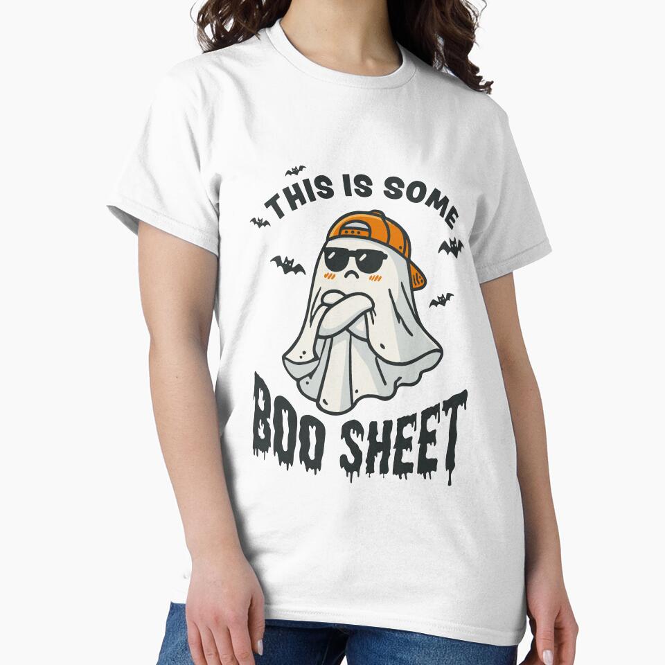 Funny Halloween Boo Ghost Costume This is Some Boo Sheet by Molic