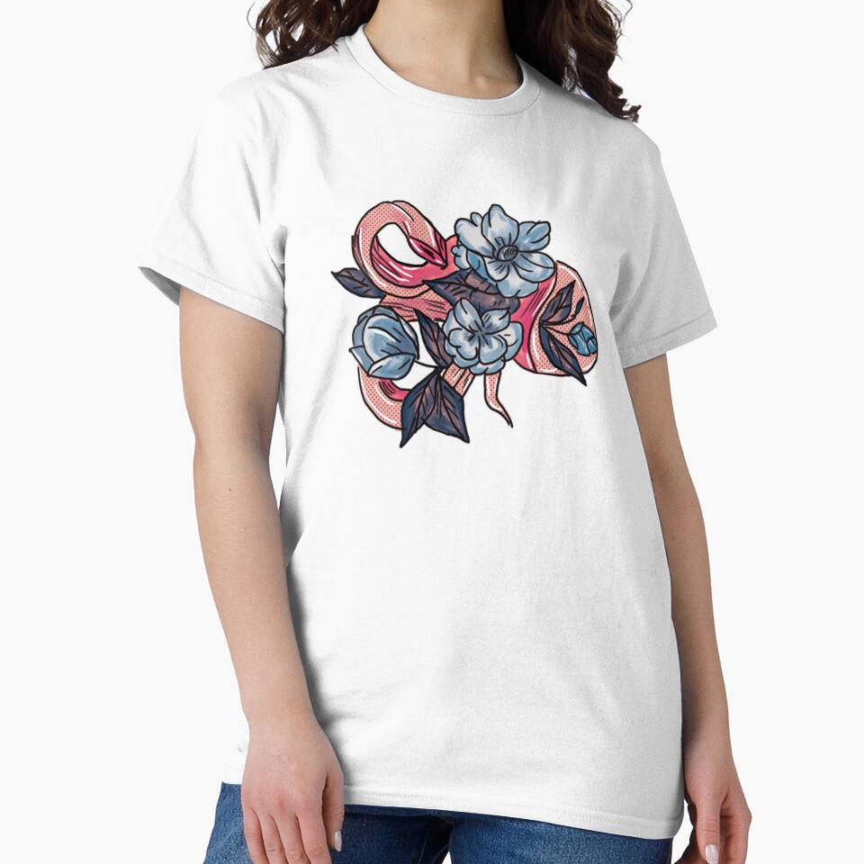 Snake and Flowers by JuVentura