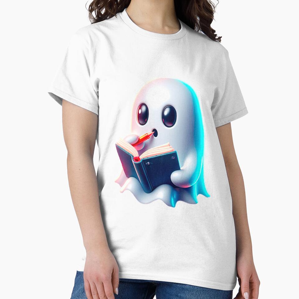 Still Thinking, cute sheet ghost by Halloween  Time