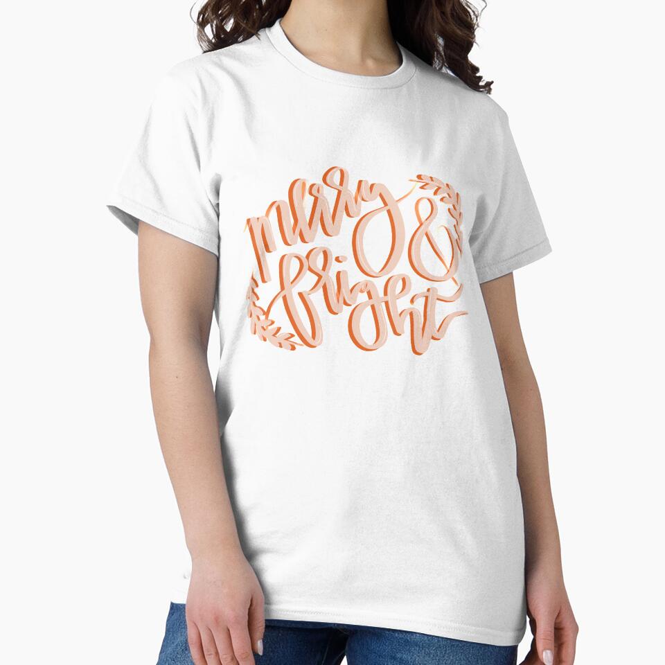 merry and bright retro christmas quote by ⋒ andie  noel