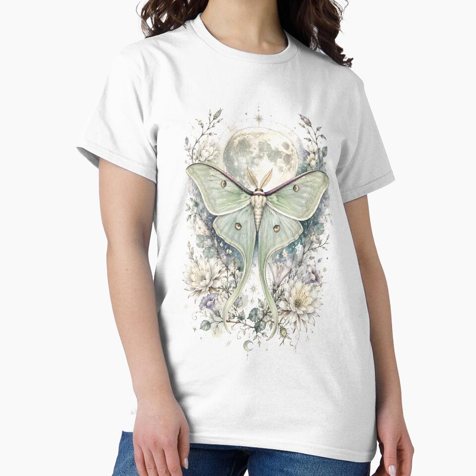 Luna Moth - Keeper of the Moon Garden by Shadow Sprite Art