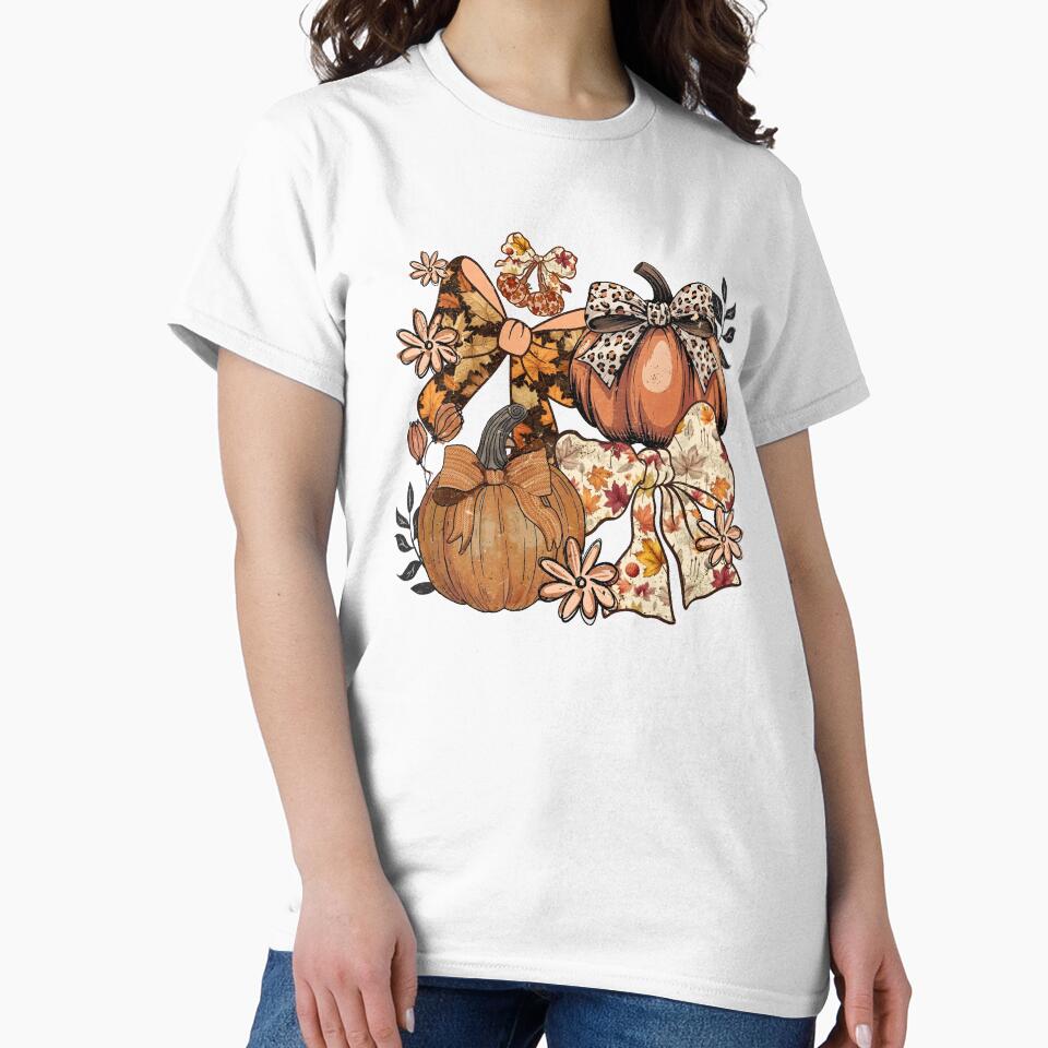 Floral Fall Pumpkin Coquette by Kentkroon