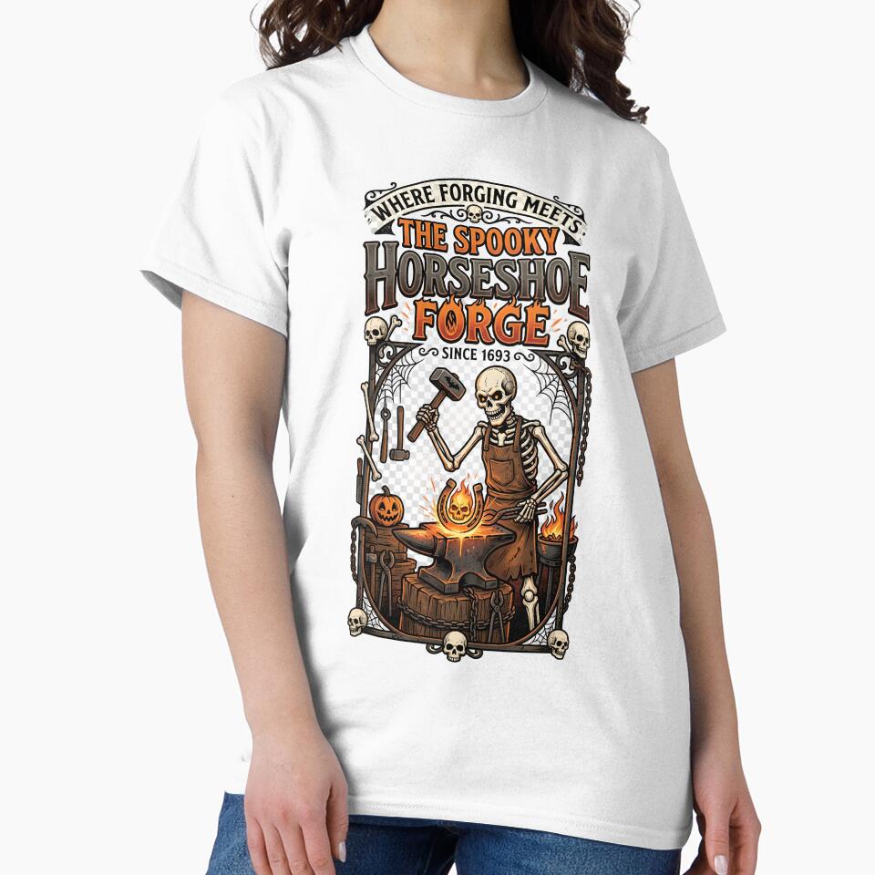 Where forging meets the spooky horseshoe forge - Halloween for farriers by ParadoxParadox
