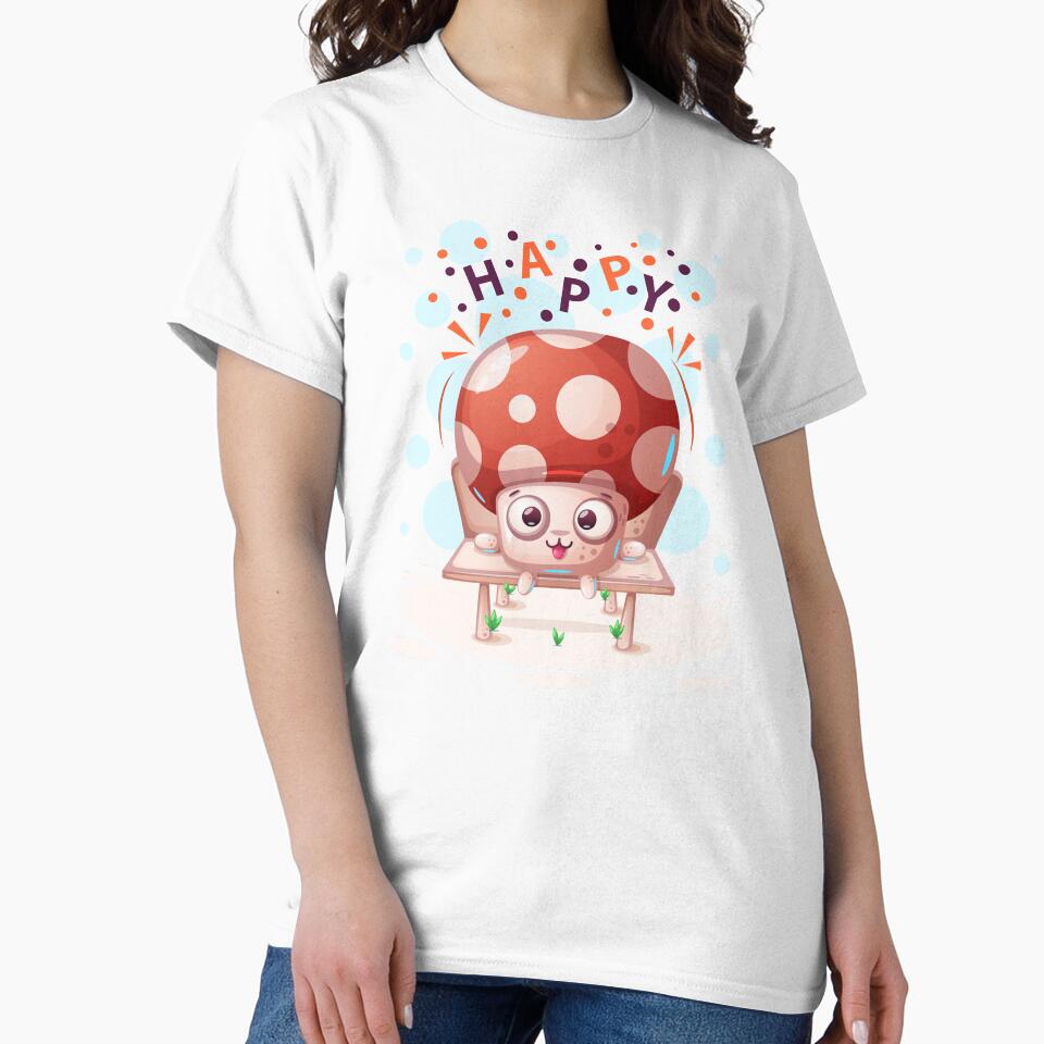 Happy Cute Cartoon Mushroom - Mushroom Meme by ildafdhome