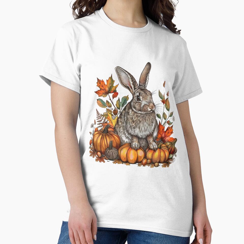 Fall Pumpkins Rabbit by DigitalToast