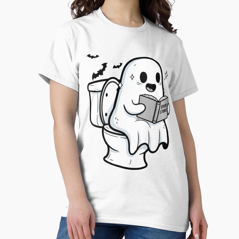Ghost Reading a Book: Spooky Stories by Claustronautas