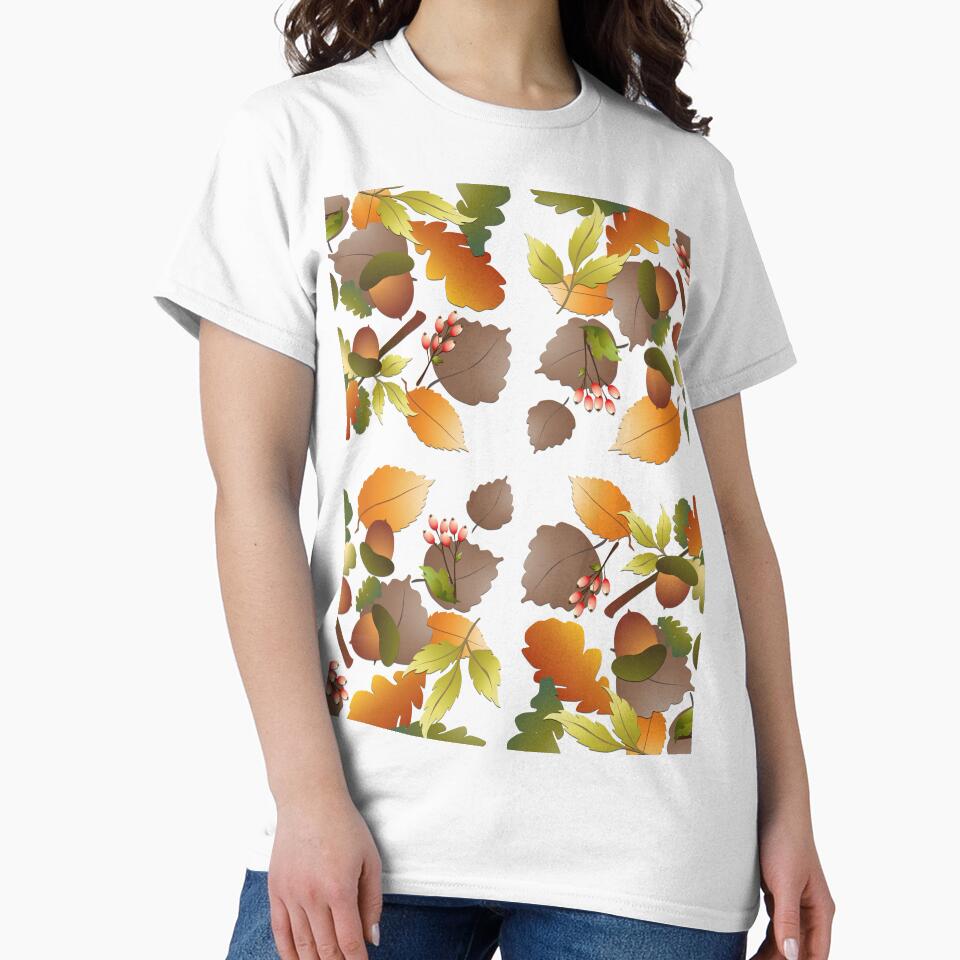 LEAVES AND NUTS PATTERN by Cr1sV