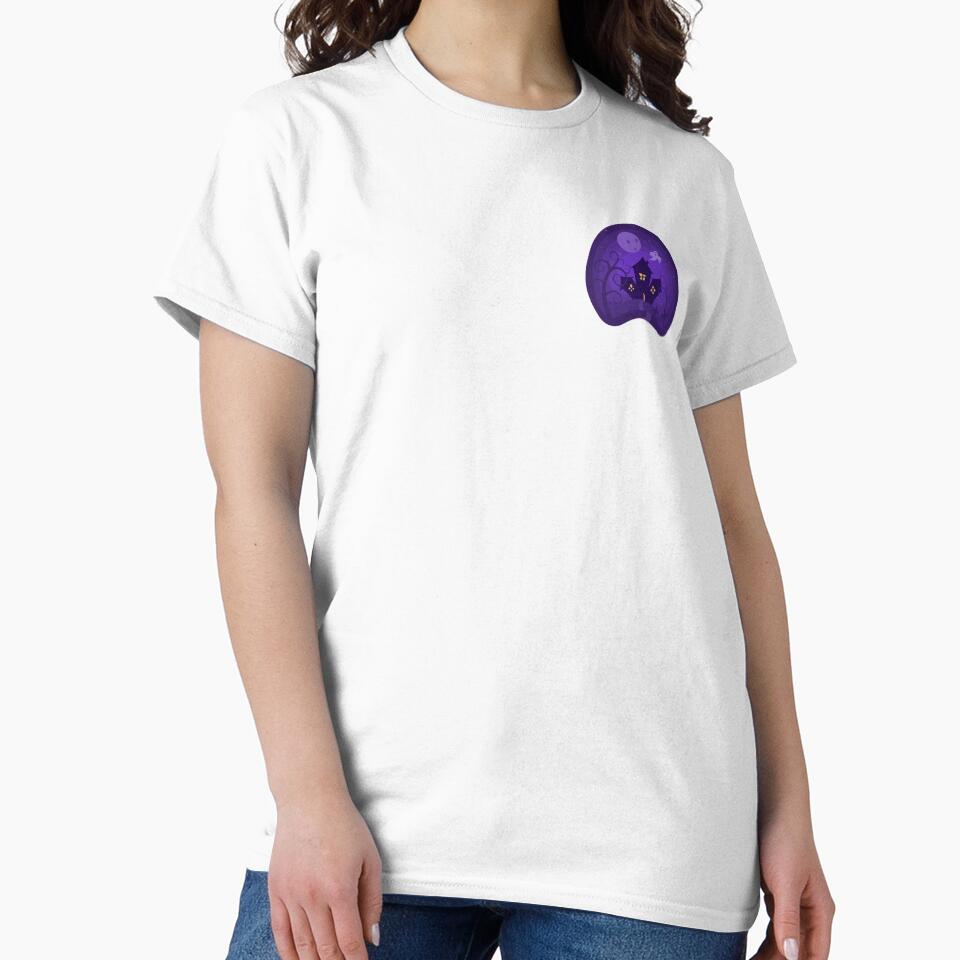 Haunted Halloween House Beneath a Ghostly Purple Moon by CozyLittleShop