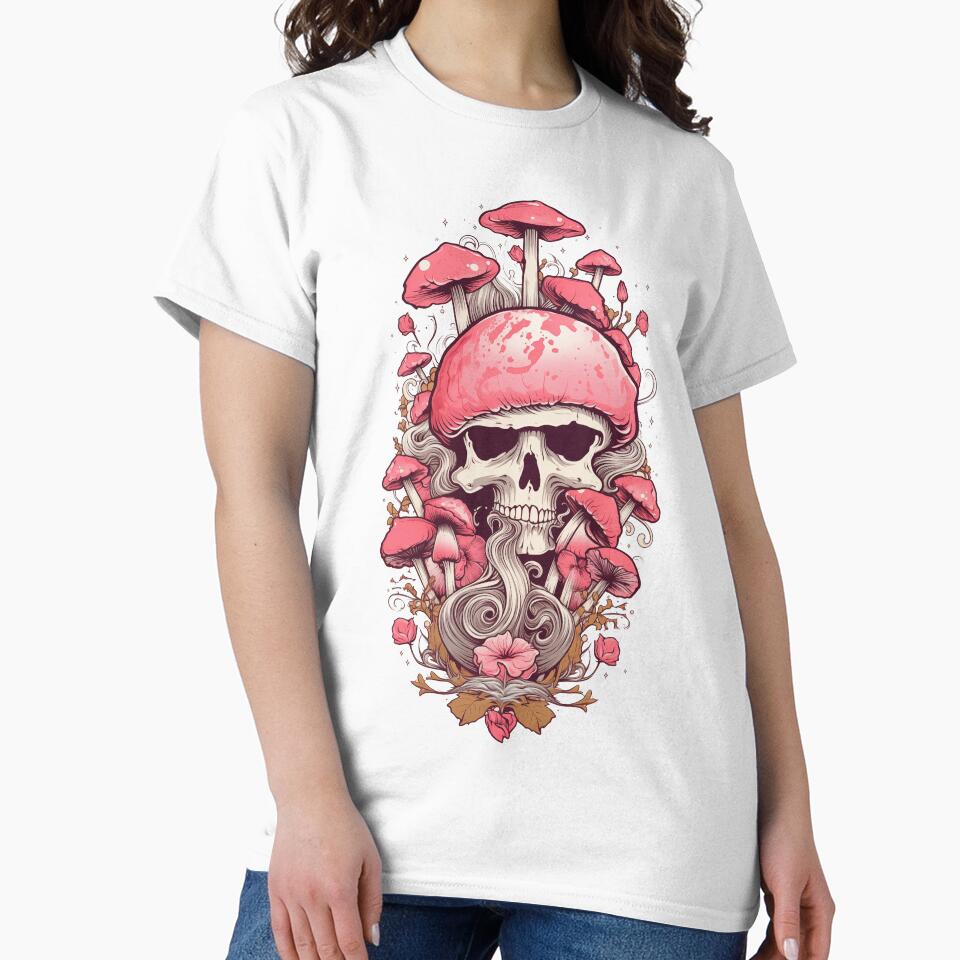 Mushroom skull by xashleydesignsx