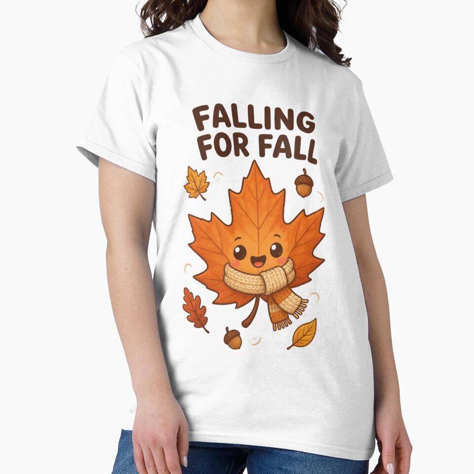Falling For Fall – Cute Cozy Autumn Leaf Design by Kiinaaa