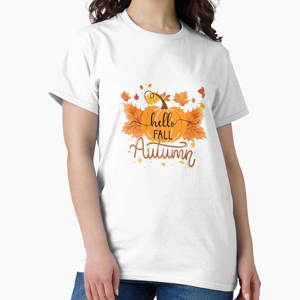 Hello Autumn – Cozy Fall Sticker by creativesurface
