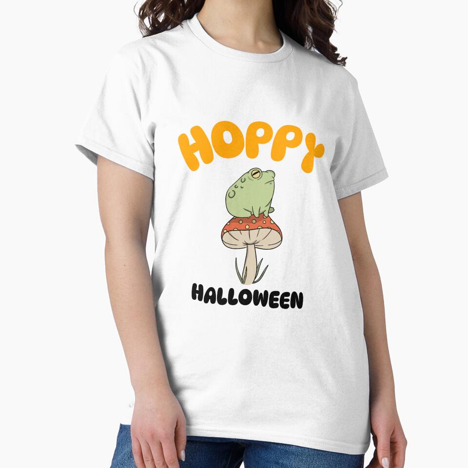 Hoppy Halloween T-Shirt by CKDesigns2804