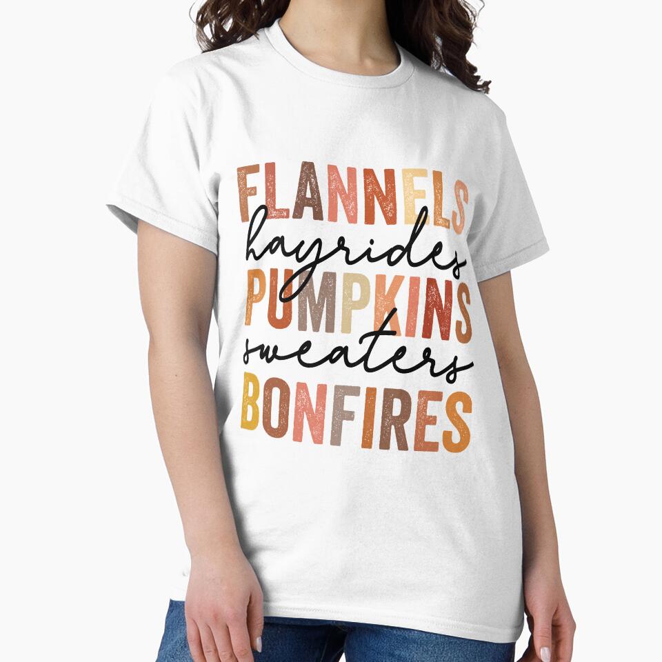 Flannels Hayrides Pumpkins Sweaters Bonfires Vintage Autumn Fall by clothesy7