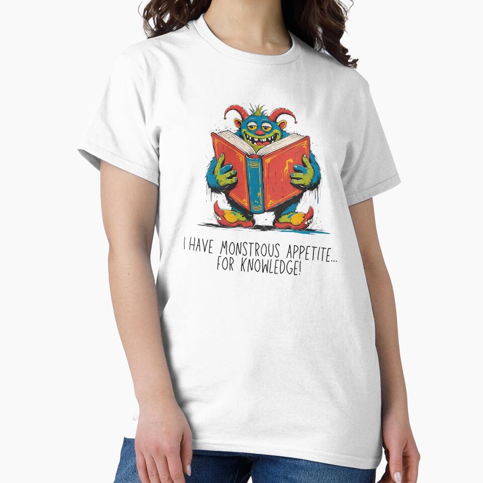 A monster reading a book by Filologica