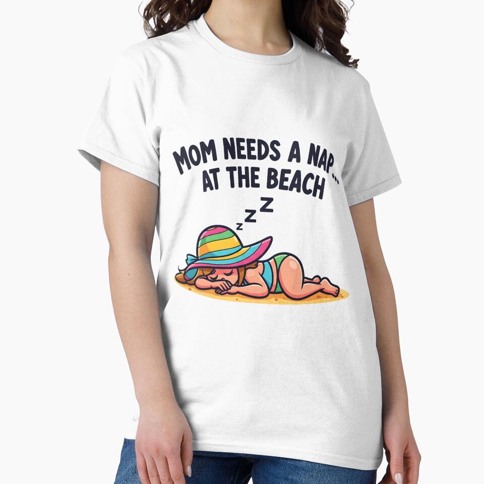 Mom Needs a Nap… at the Beach by Sea Gem
