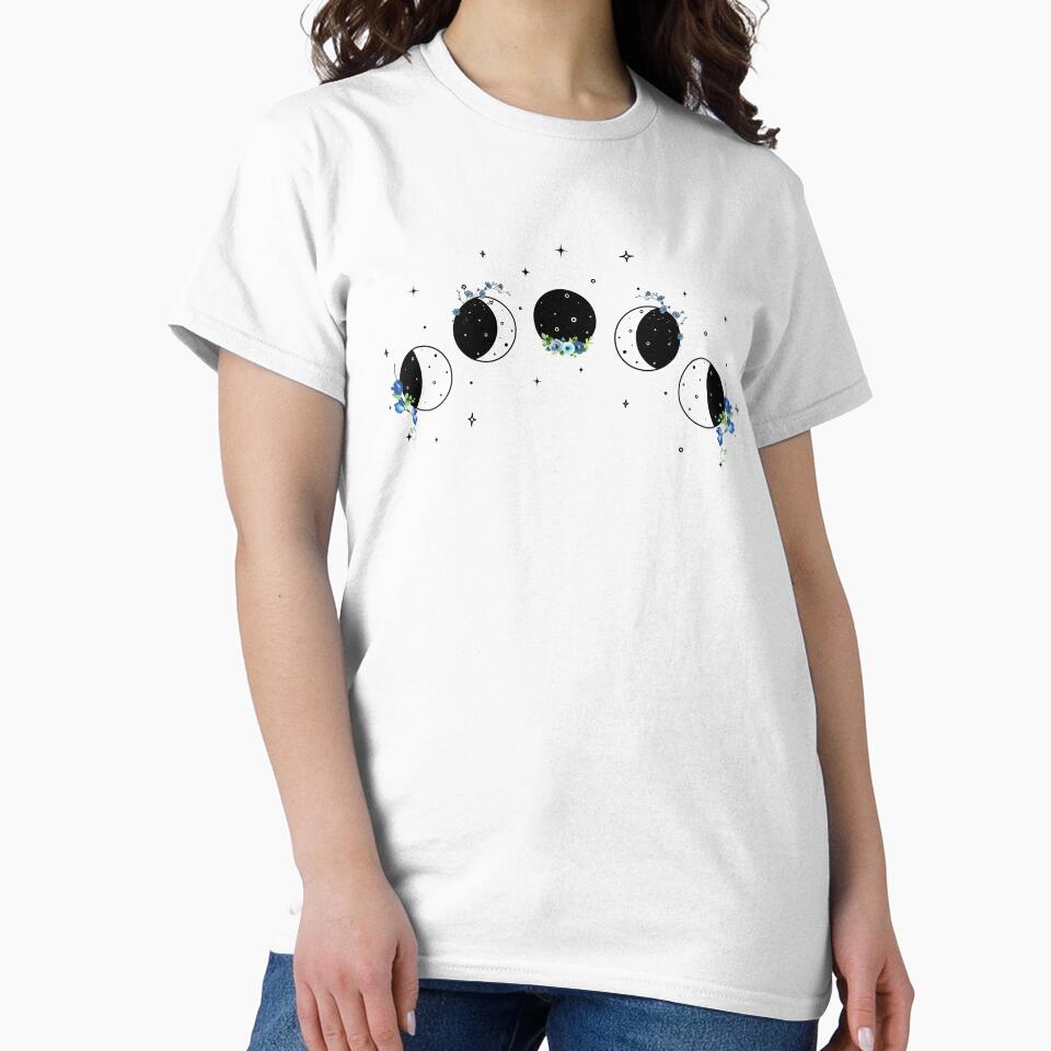 Floral Moon Phase by LunaAndRosa