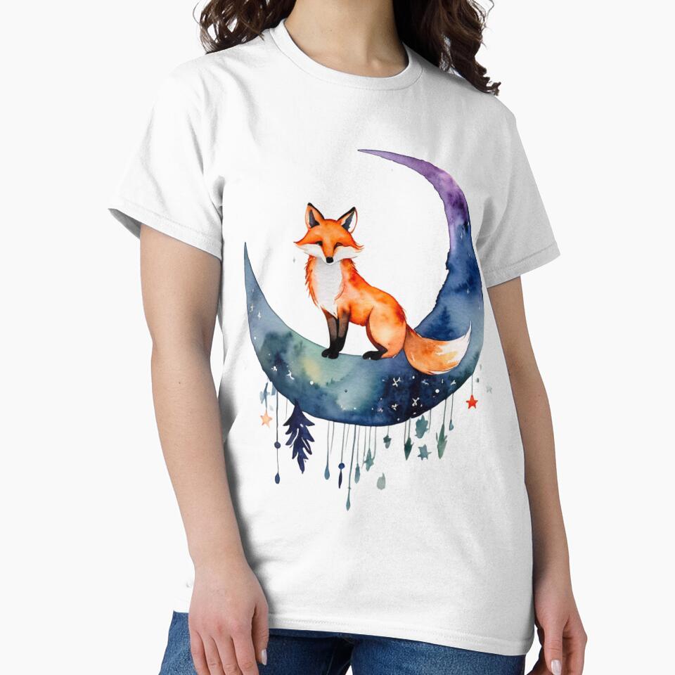A fox in the moon by SunMoonMarket