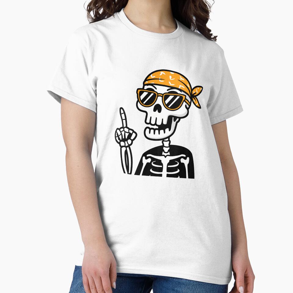Cool Skeleton with Bandana and Sunglasses by MonkiFlipp