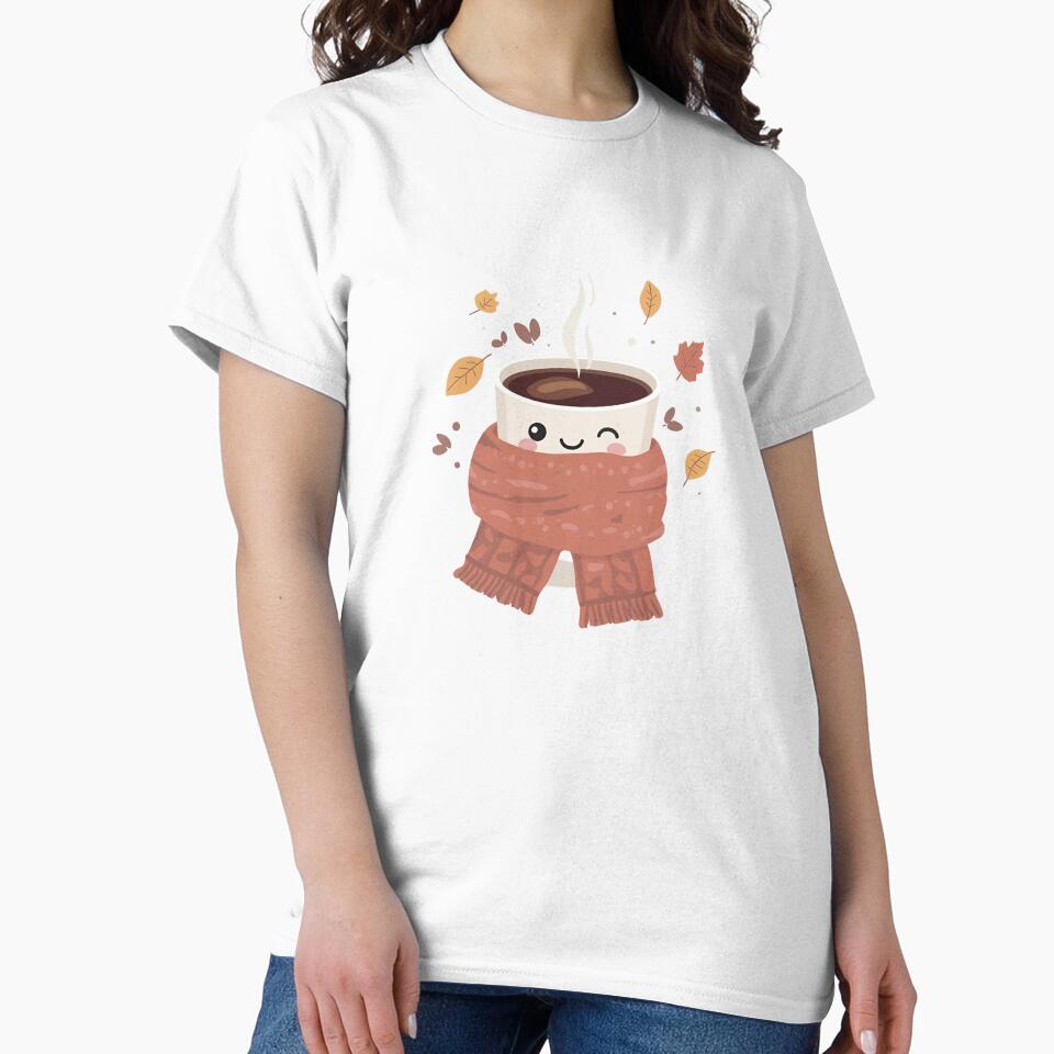 Cozy Autumn Coffee – Cute Kawaii Fall Design by Activity01